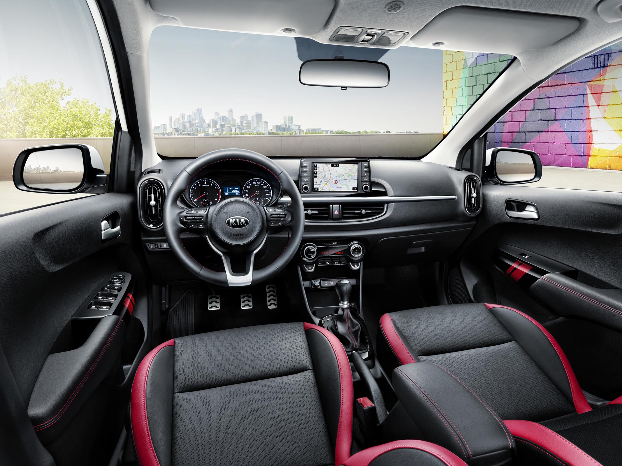 The GT-Line Picanto pictured here is packed with kit, including sat nav and dual-zone climate control