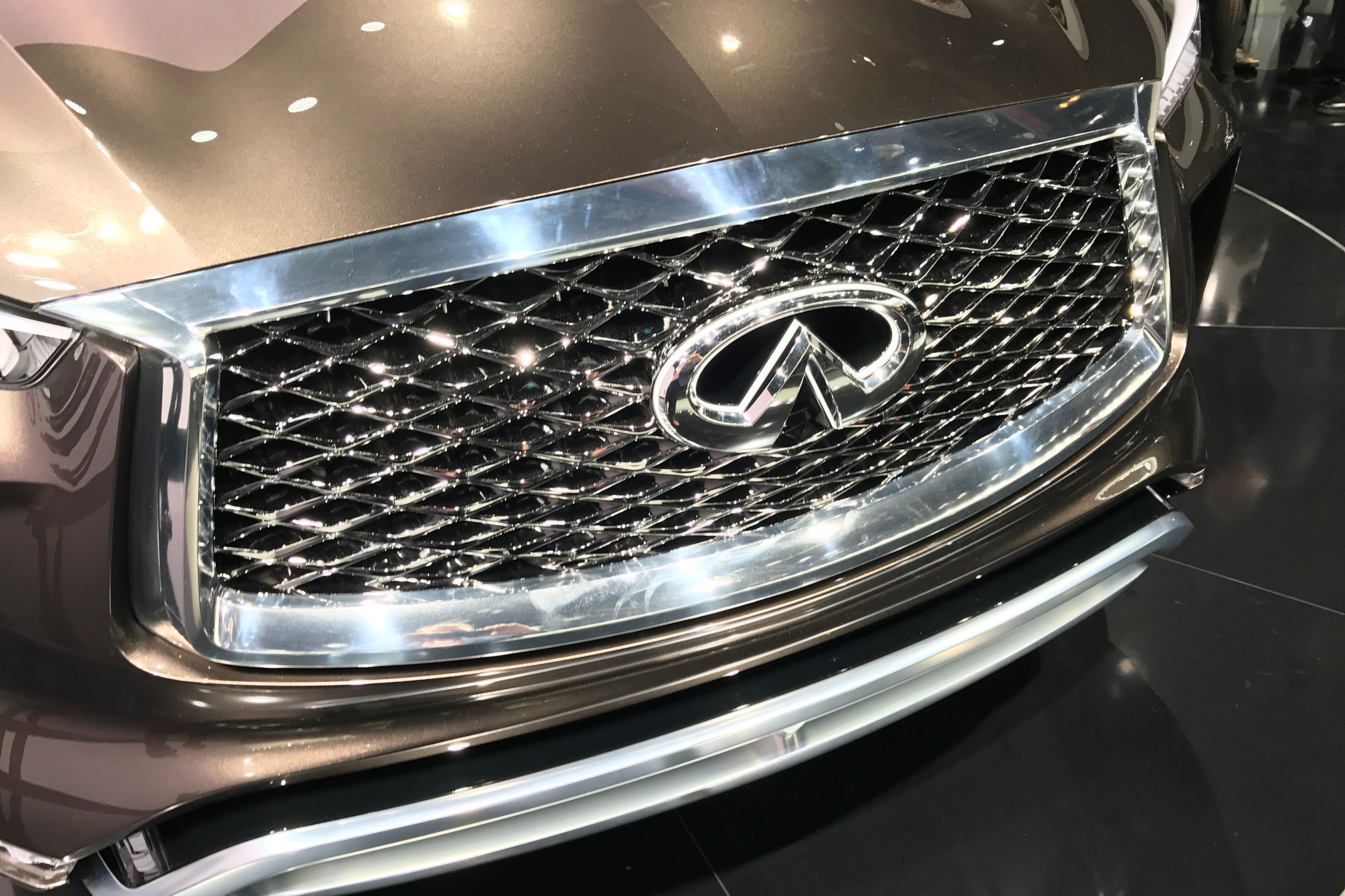 The distinctive Infiniti grille is becoming more familiar on Britain's roads