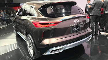 Inspired by design sketches released in 2016, the QX50 Concept is very distinctive