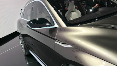 Distinctive styling lines run much of the QX50 Concept's length