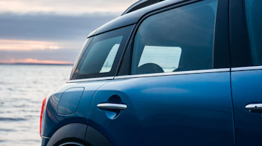 A staggered window-line helps to break up the MINI Countryman's bulk