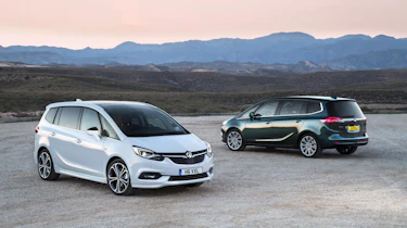 The latest Vauxhall Zafira Tourer in contrasting colours