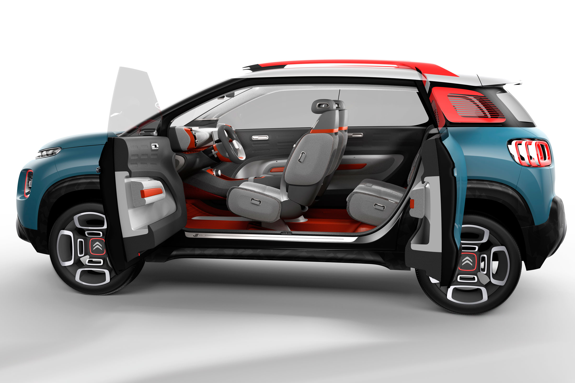Rear opening doors are unlikely to make it to the production car