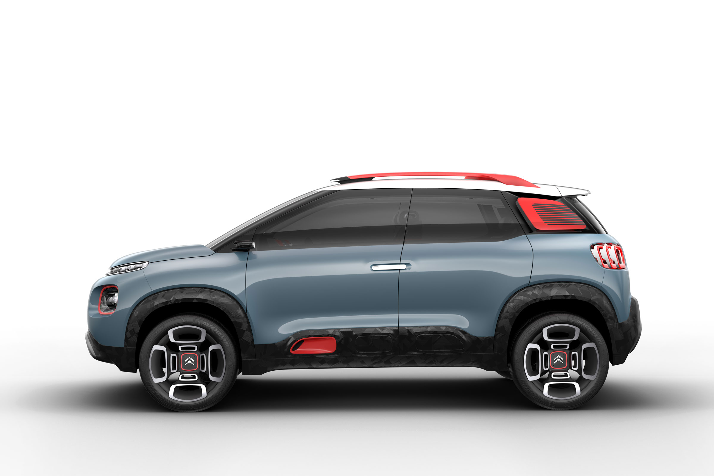 It features now-familiar styling cues, like those protective Airbumps