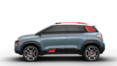 It features now-familiar styling cues, like those protective Airbumps