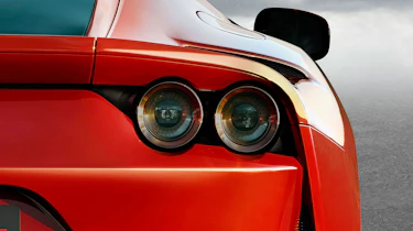 The rear is inspired by the Ferrari 365 GTB4 of 1969
