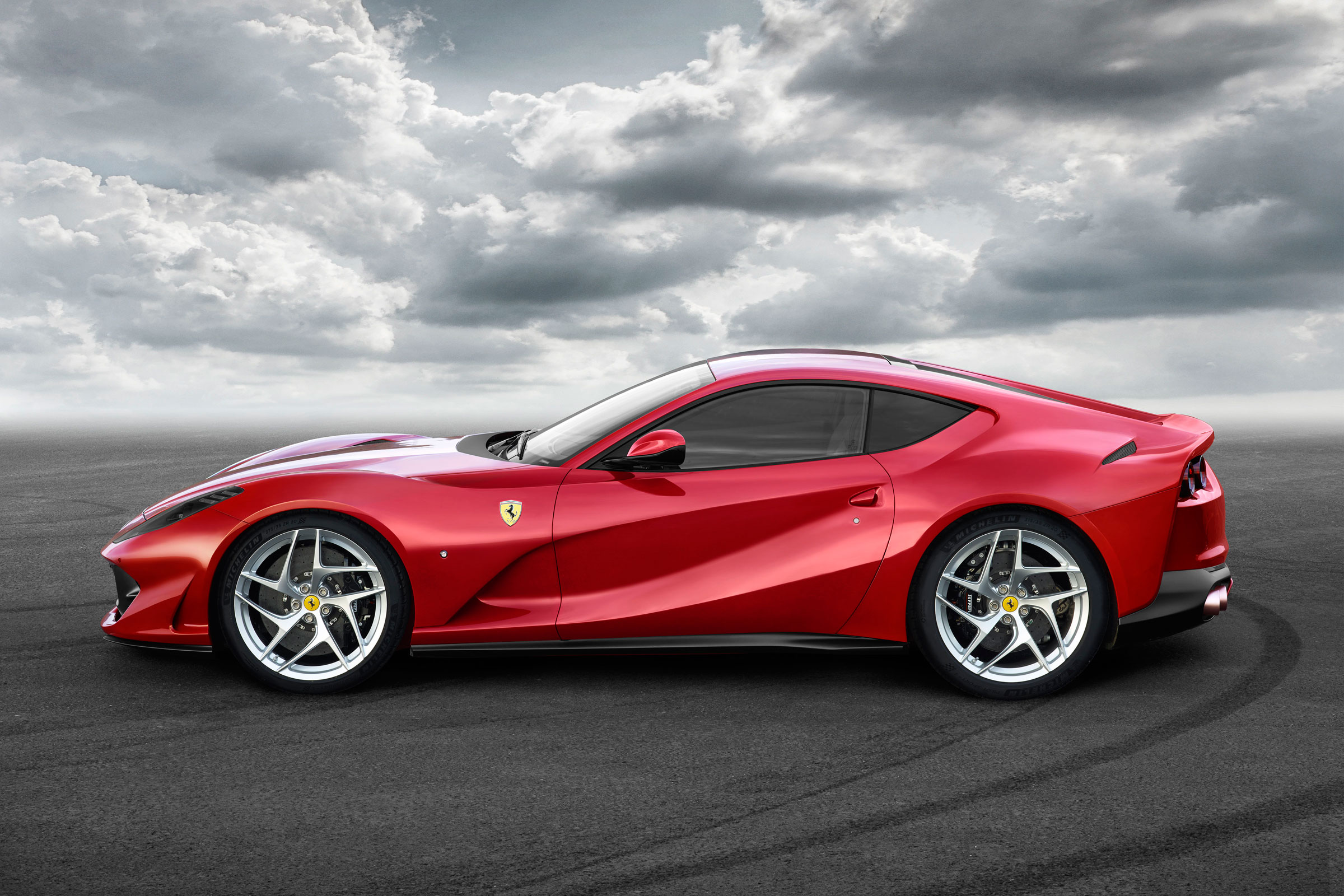 The new car celebrates Ferrari's 70th anniversary