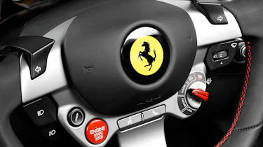 It has Ferrari's manettino switch which changes the car's dynamics