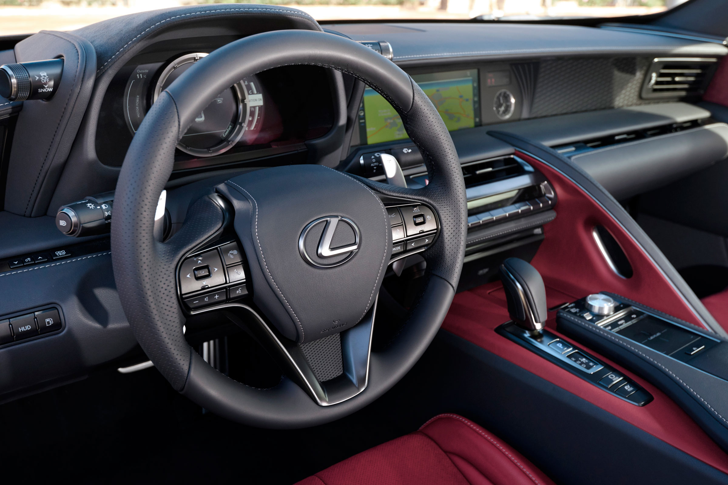 The interior is as lavish as you'd expect for the £80,000 asking price