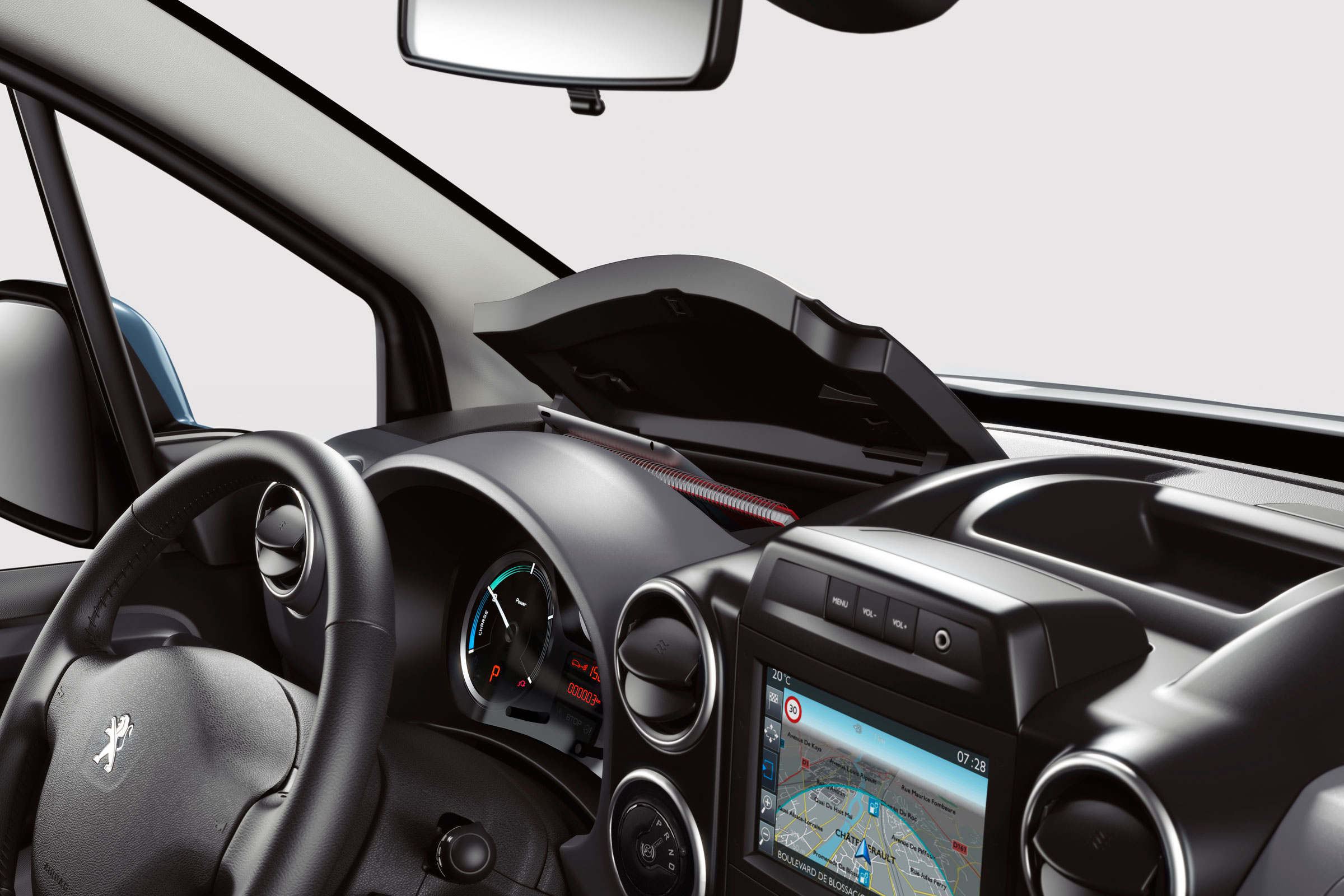 Interior is practical and robust