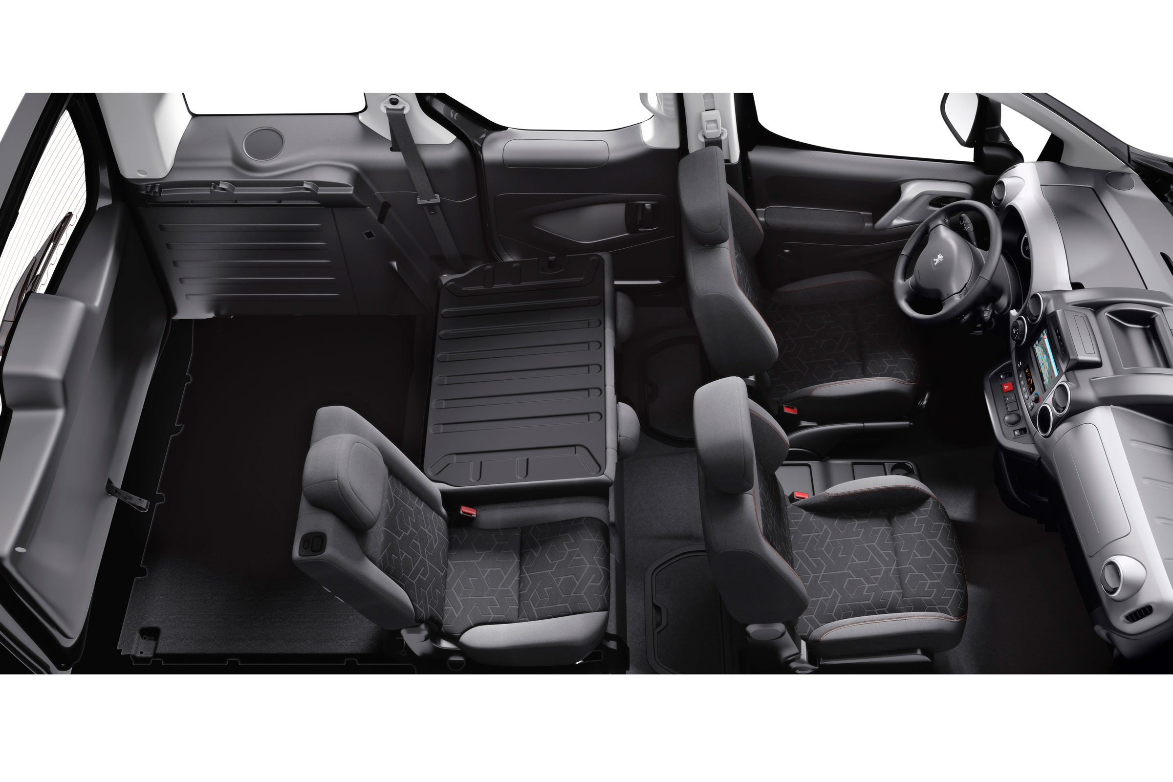 The rear seats can be folded or removed