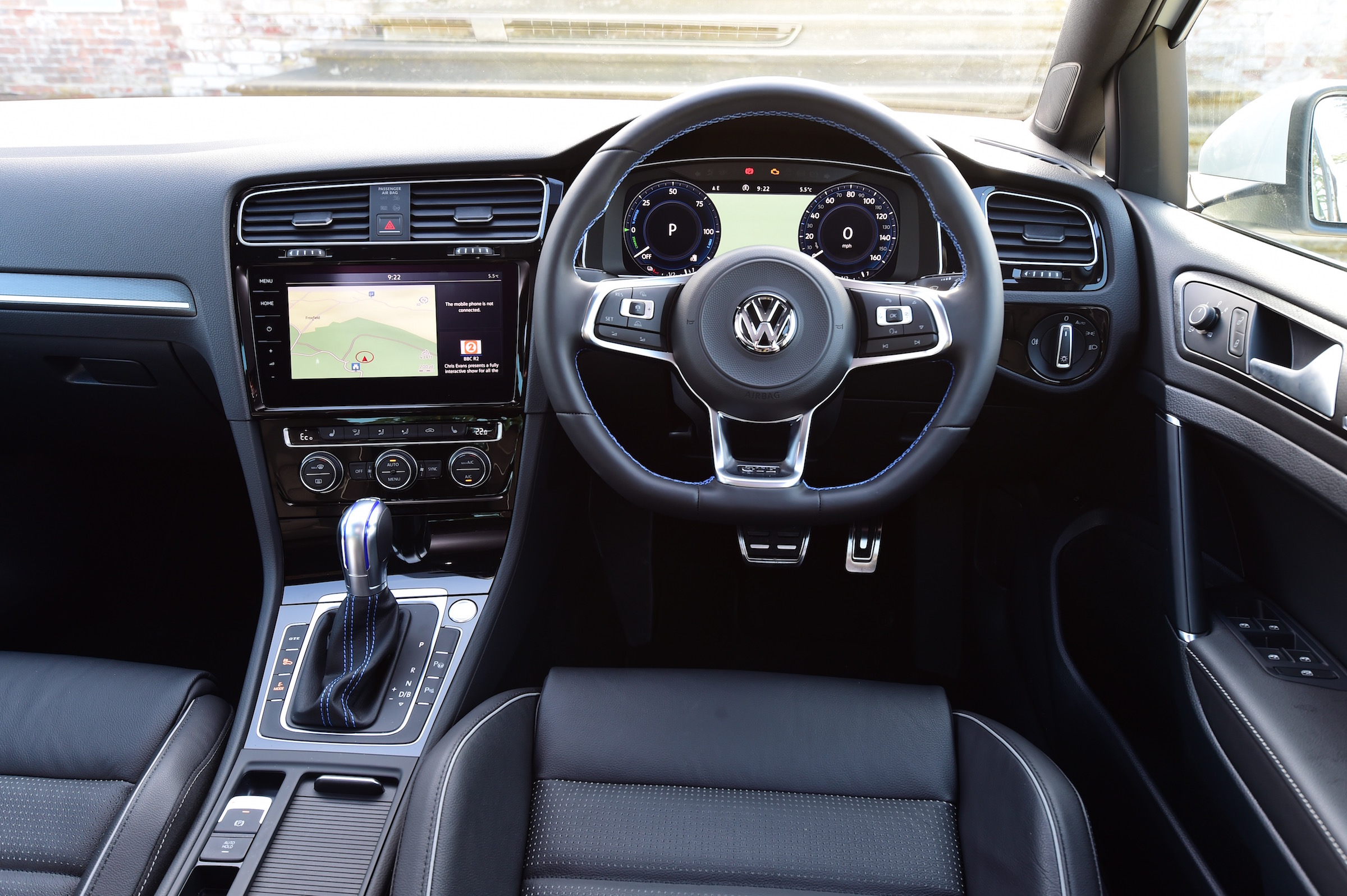 The dashboard is as well designed as any other Golf