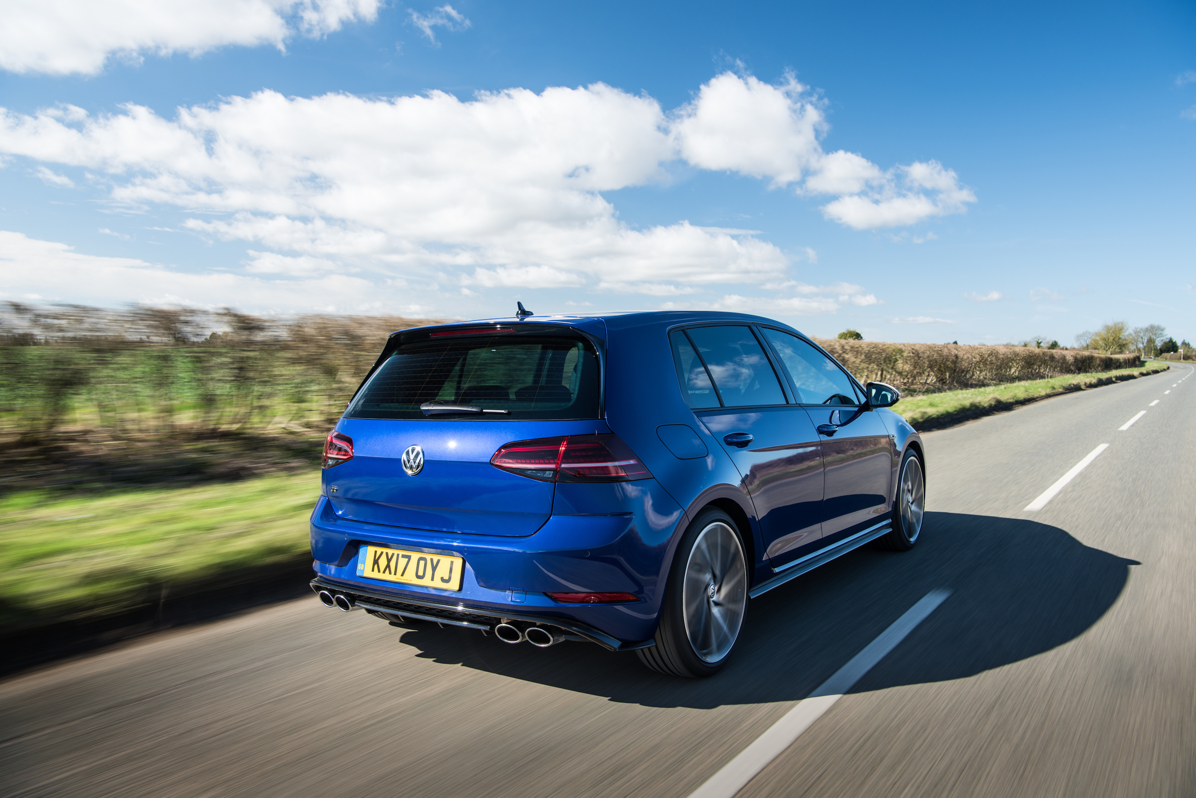This means it can rocket from 0-62mph in just 4.6 seconds - almost two seconds faster than a Golf GTI