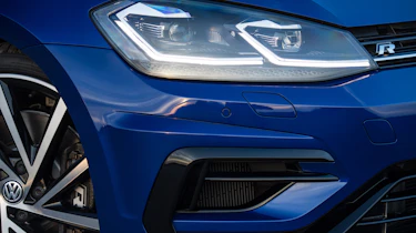 The latest Golf R has full LED headlamps