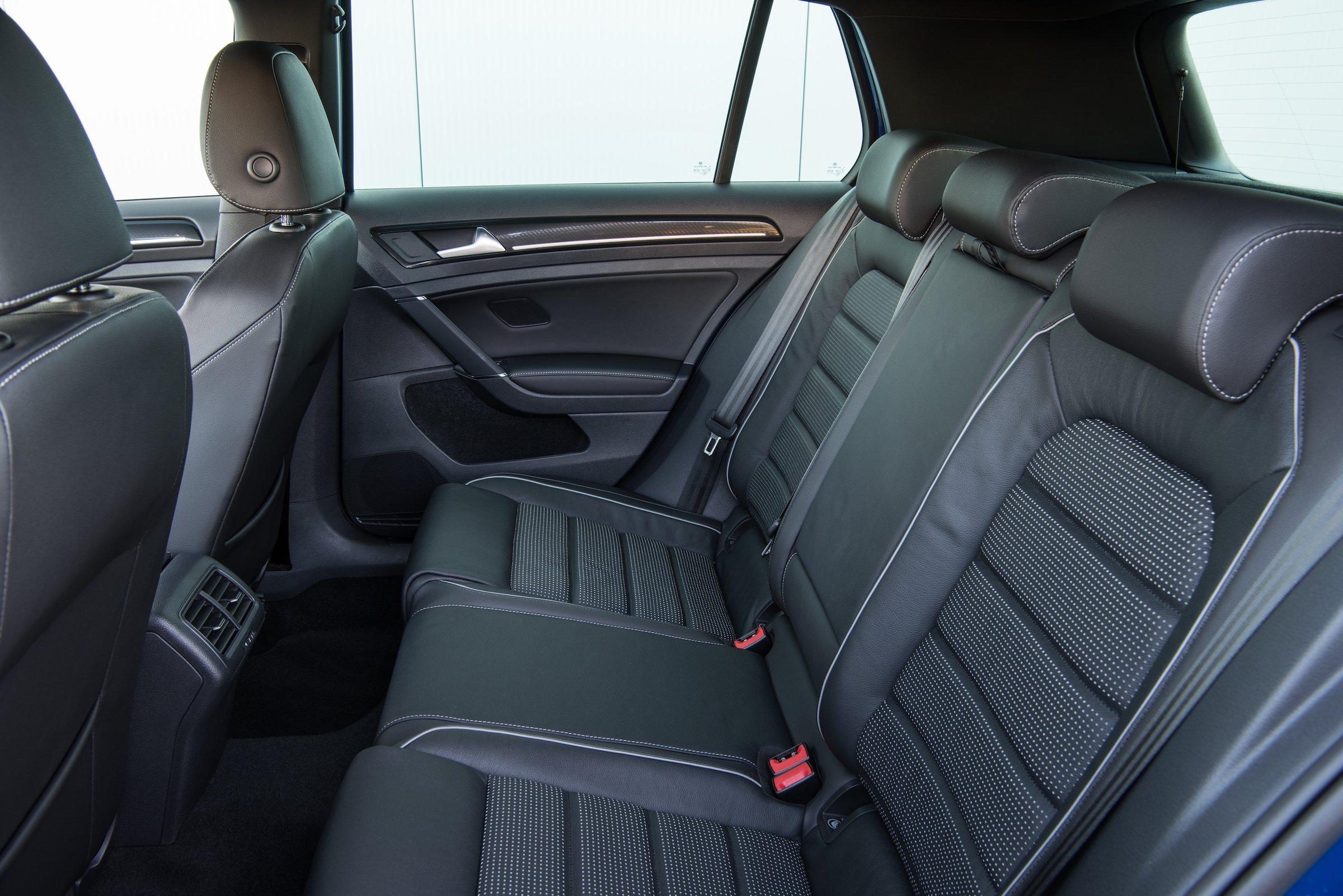 The Golf R offers impressive rear seat space as well