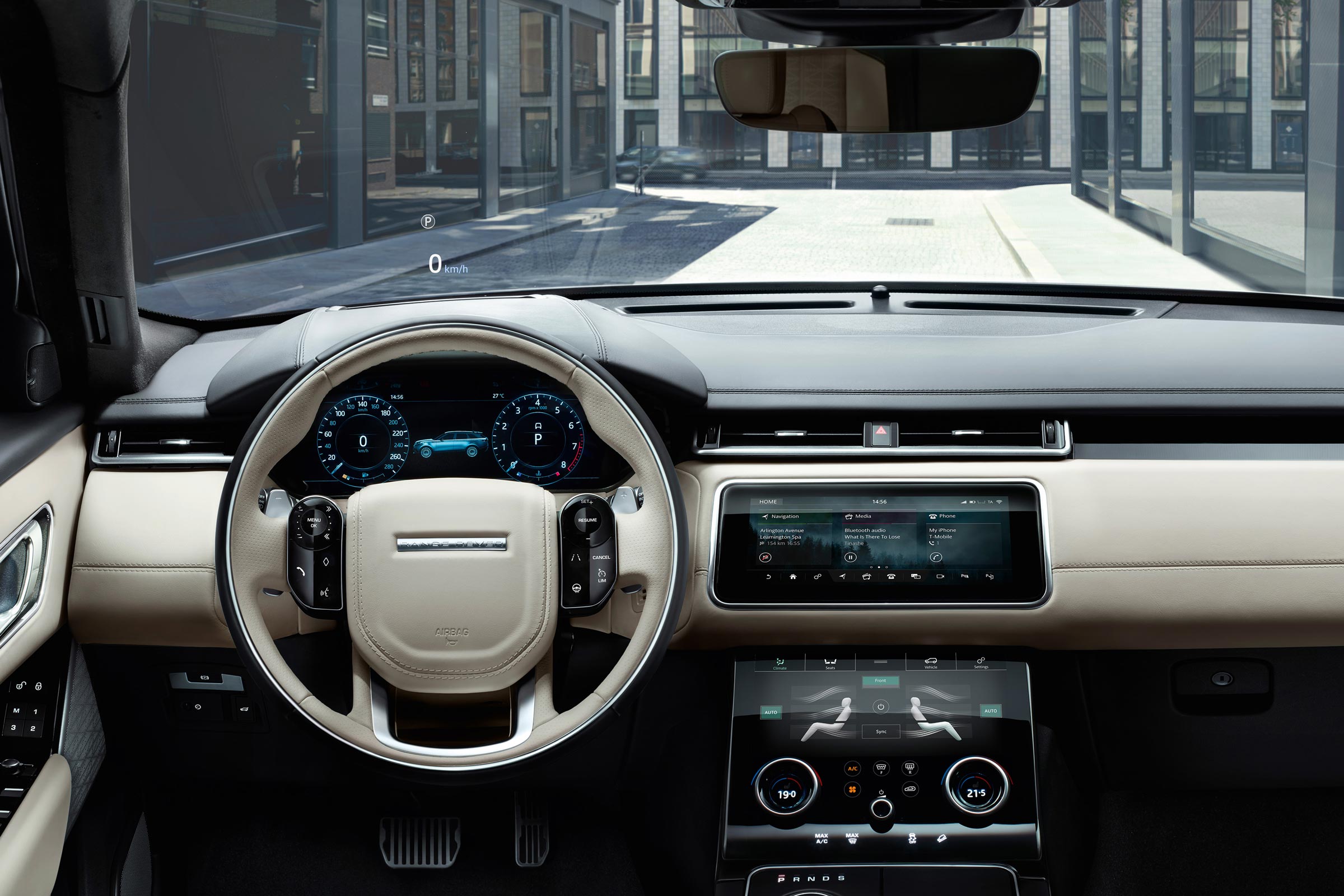 Range Rover has pulled out all the stops inside the Velar, and also removed almost all the buttons, save three rotary dials