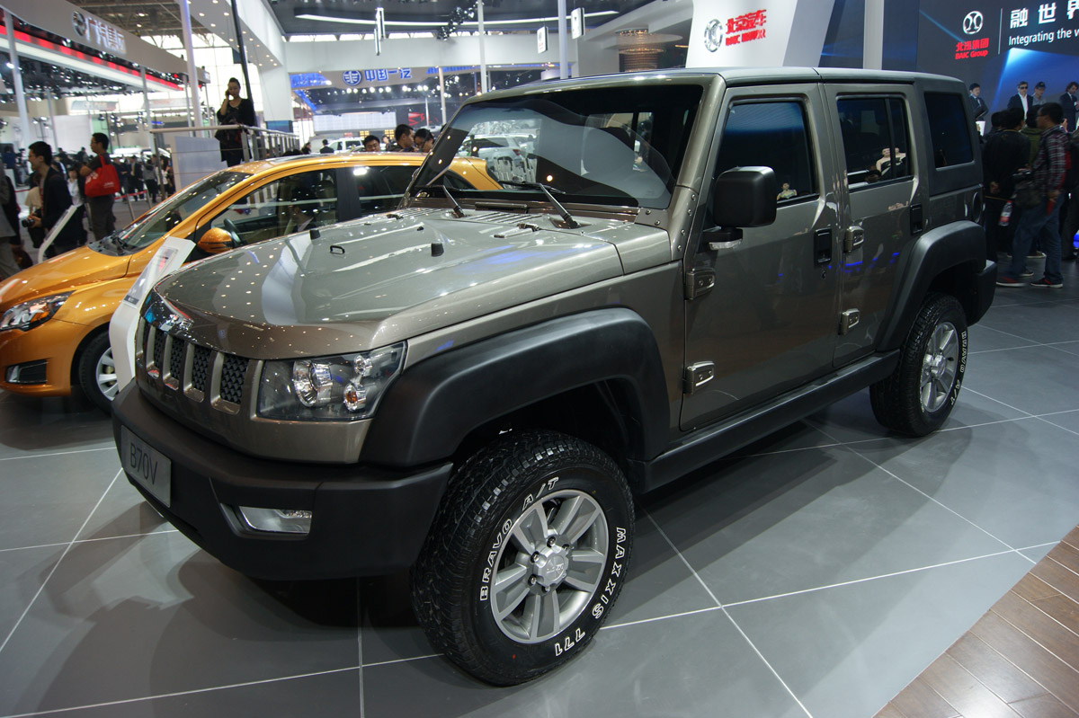 ...and the BAIC X423 does more than hint at the Chinese company's previous relationship with Jeep