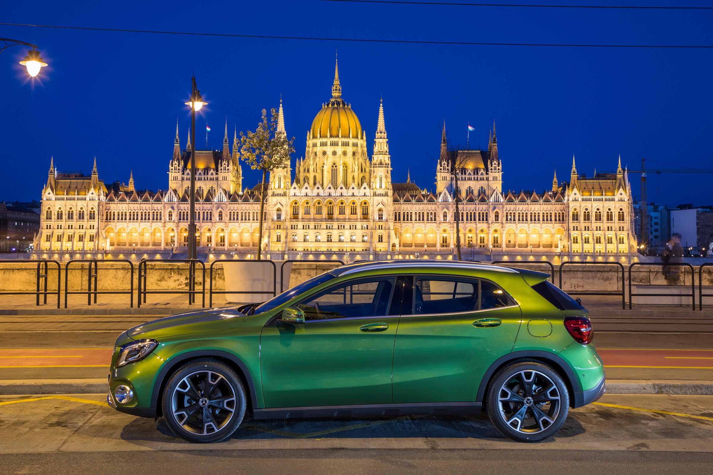 Petrol versions are badged GLA 200 and 250, with either 154 or 208bhp and economy between 40 to 50mpg
