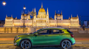Petrol versions are badged GLA 200 and 250, with either 154 or 208bhp and economy between 40 to 50mpg