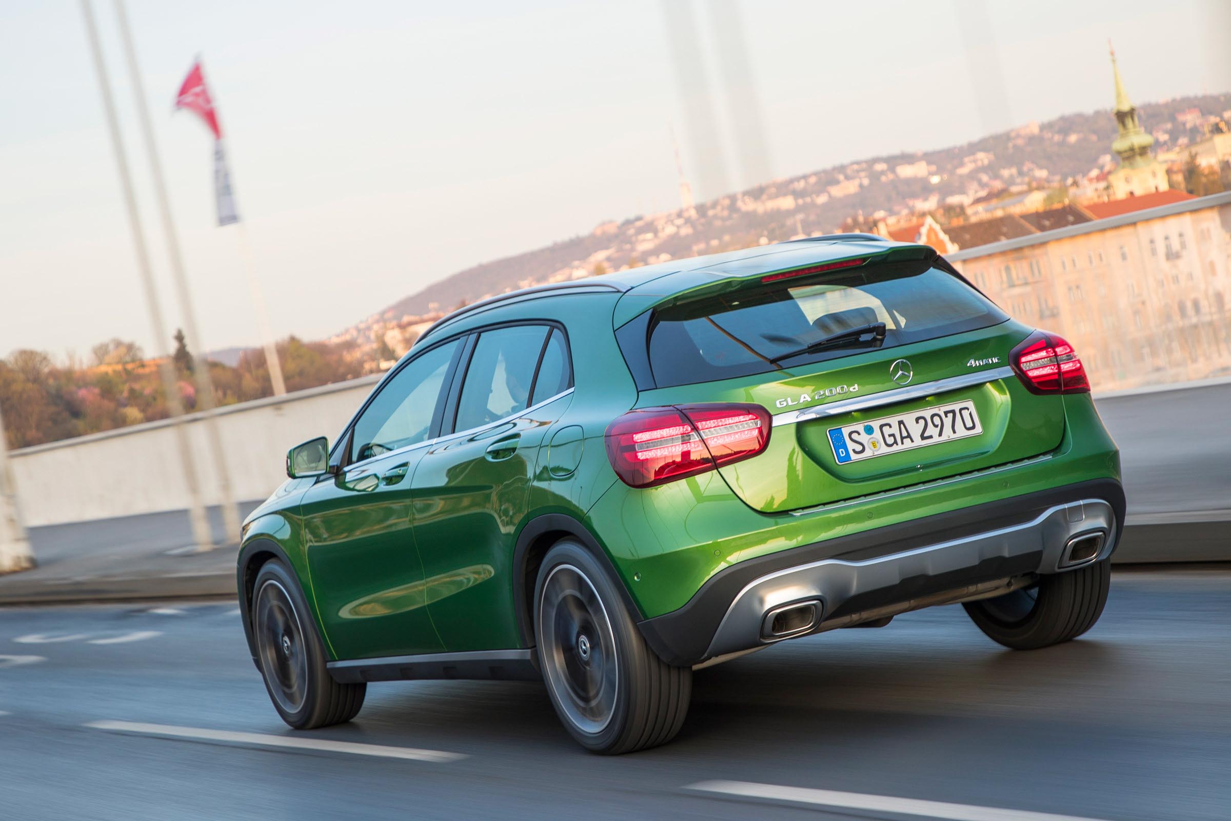 This also means there's more body lean in tight corners, but four-wheel-drive is available to boost traction