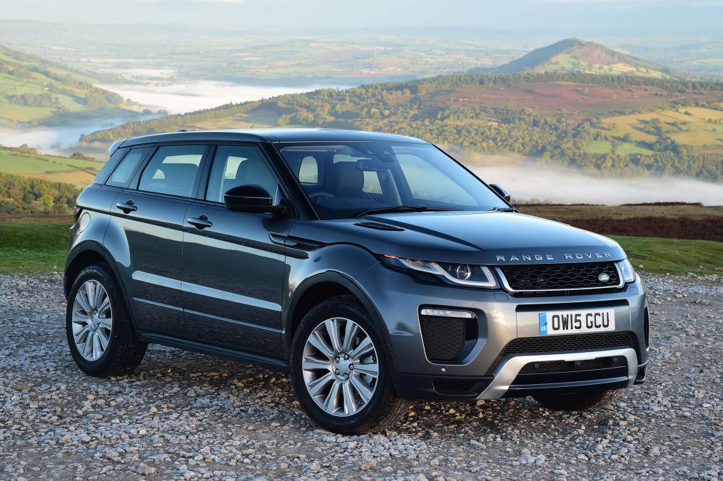This is the extremely successful Range Rover Evoque SUV...