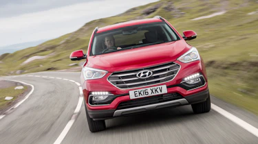 The Hyundai Santa Fe is a full-size SUV with room for seven people and a big boot