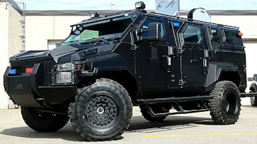 The Canadian Streit Spartan ASV is a seriously tough armoured vehicle... (Photo credit to Jamesw007 via Wikipedia Commons)