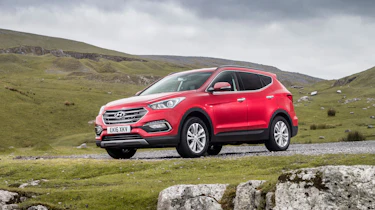 The Santa Fe has a handsome design, with a subtle facelift adding LED daytime running lights