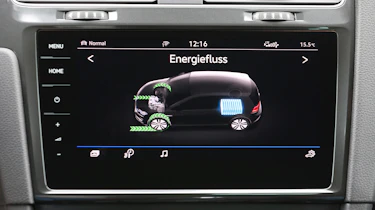 It can provide systems information about the e-Golf's electric power supply...