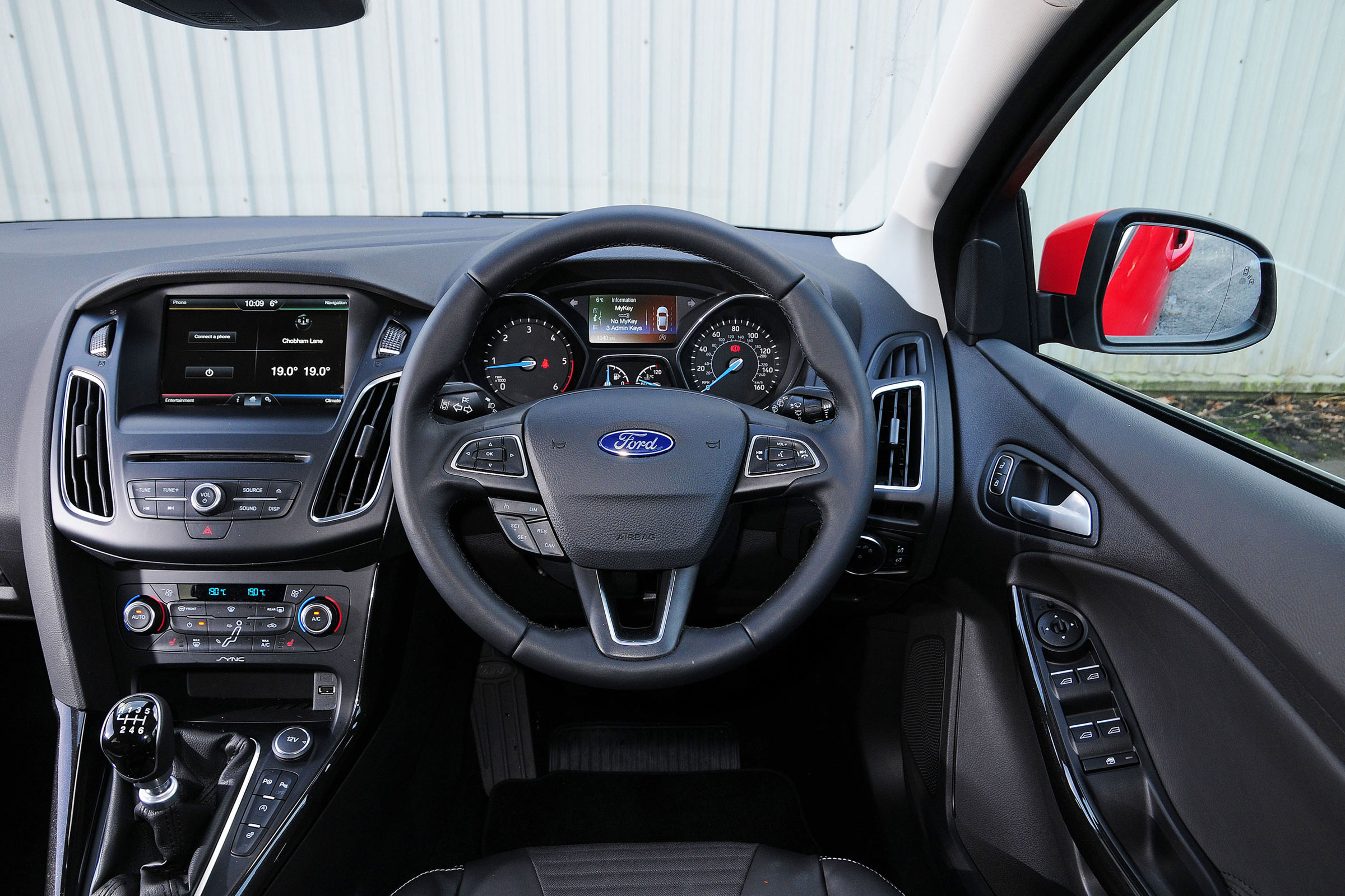 A mid-life facelift has kept the interior competitive with a touchscreen infotainment system