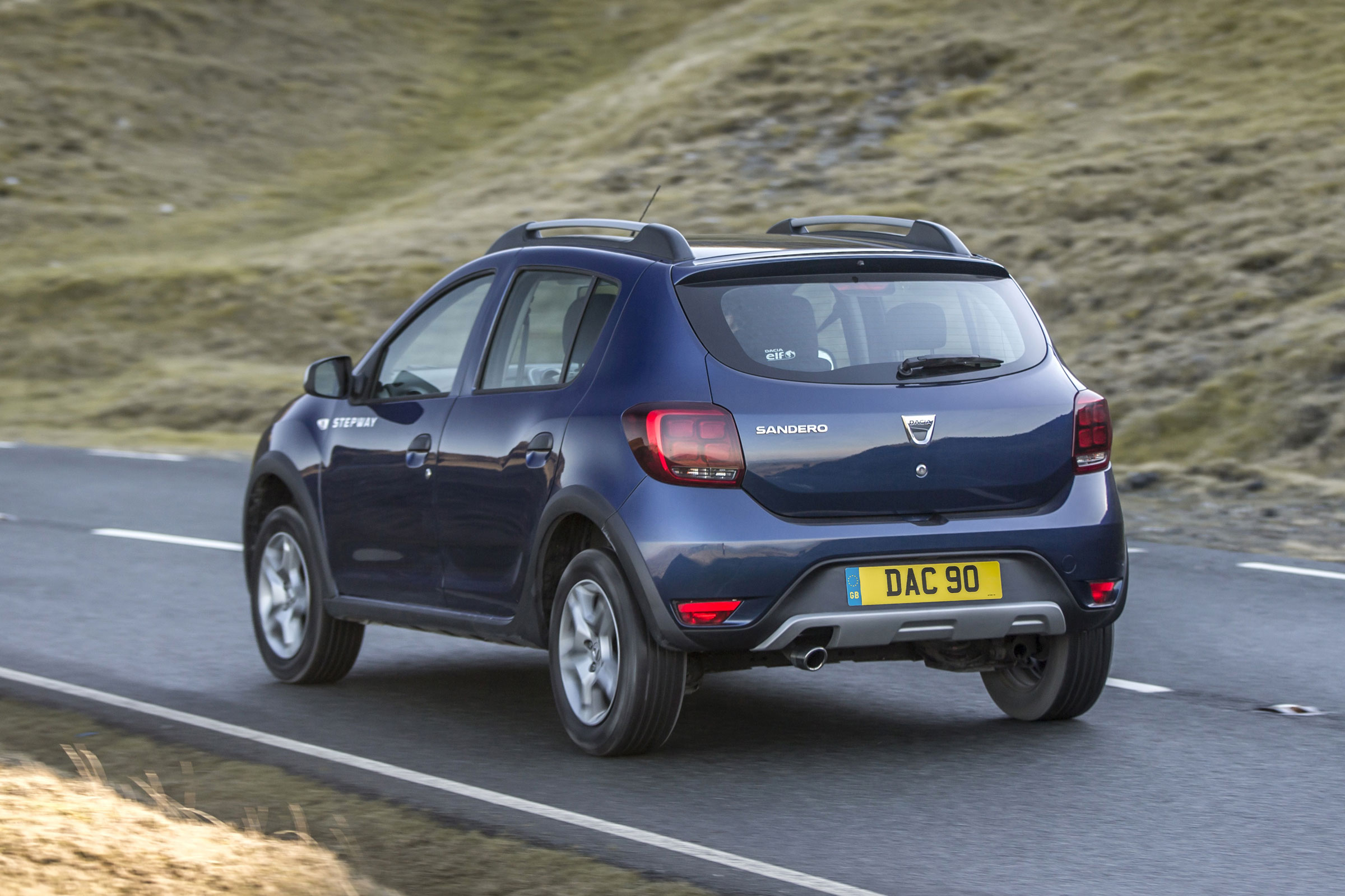These SUV-style design cues give the Sandero Stepway crossover looks on a city car budget