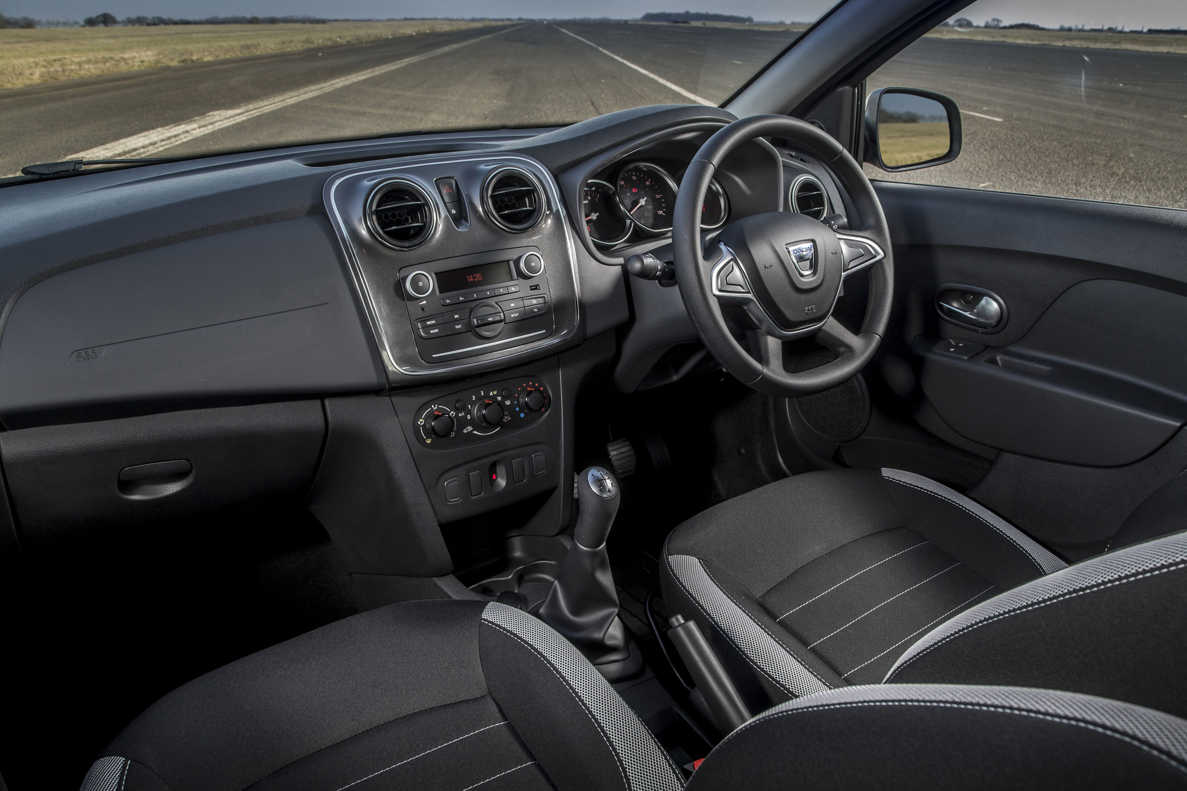 New materials and an updated steering wheel have been added to the interior