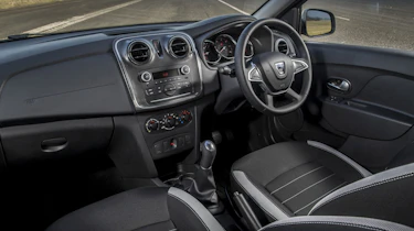 New materials and an updated steering wheel have been added to the interior