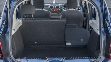 The boot measures 320 litres in size and can be expanded to 1,200 litres by folding down the rear seats