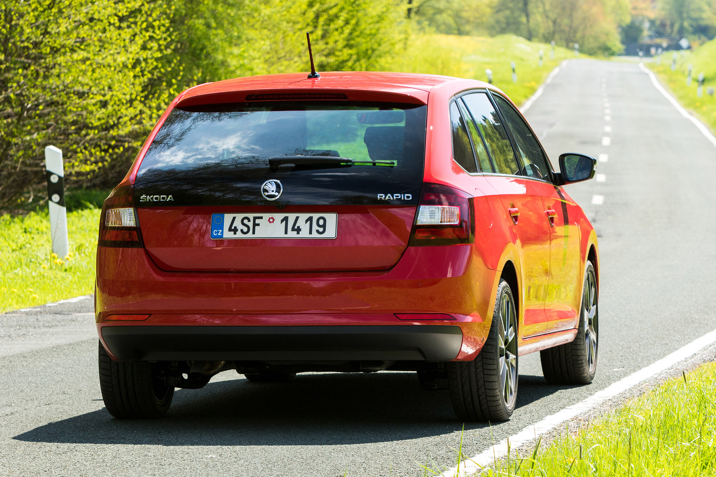 Looking more like a conventional hatch, the Spaceback outsells the standard Skoda Rapid in the UK