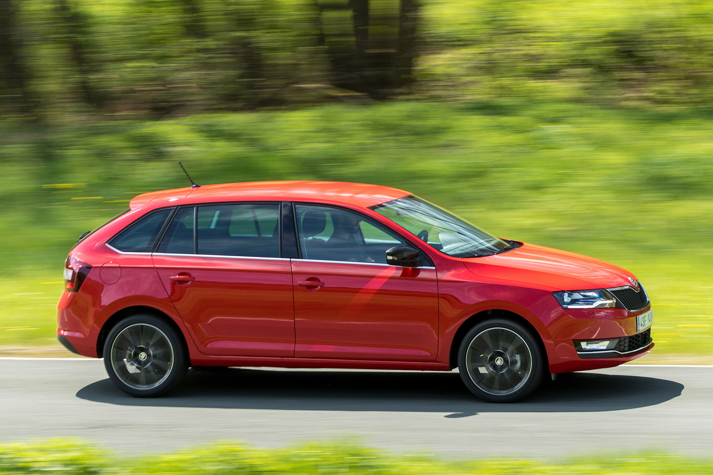 Despite having a shorter tail, the Rapid Spaceback still has a large boot and lots of interior space