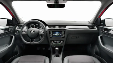 The facelifted model has an updated instrument cluster and infotainment system with Apple CarPlay and Android Auto