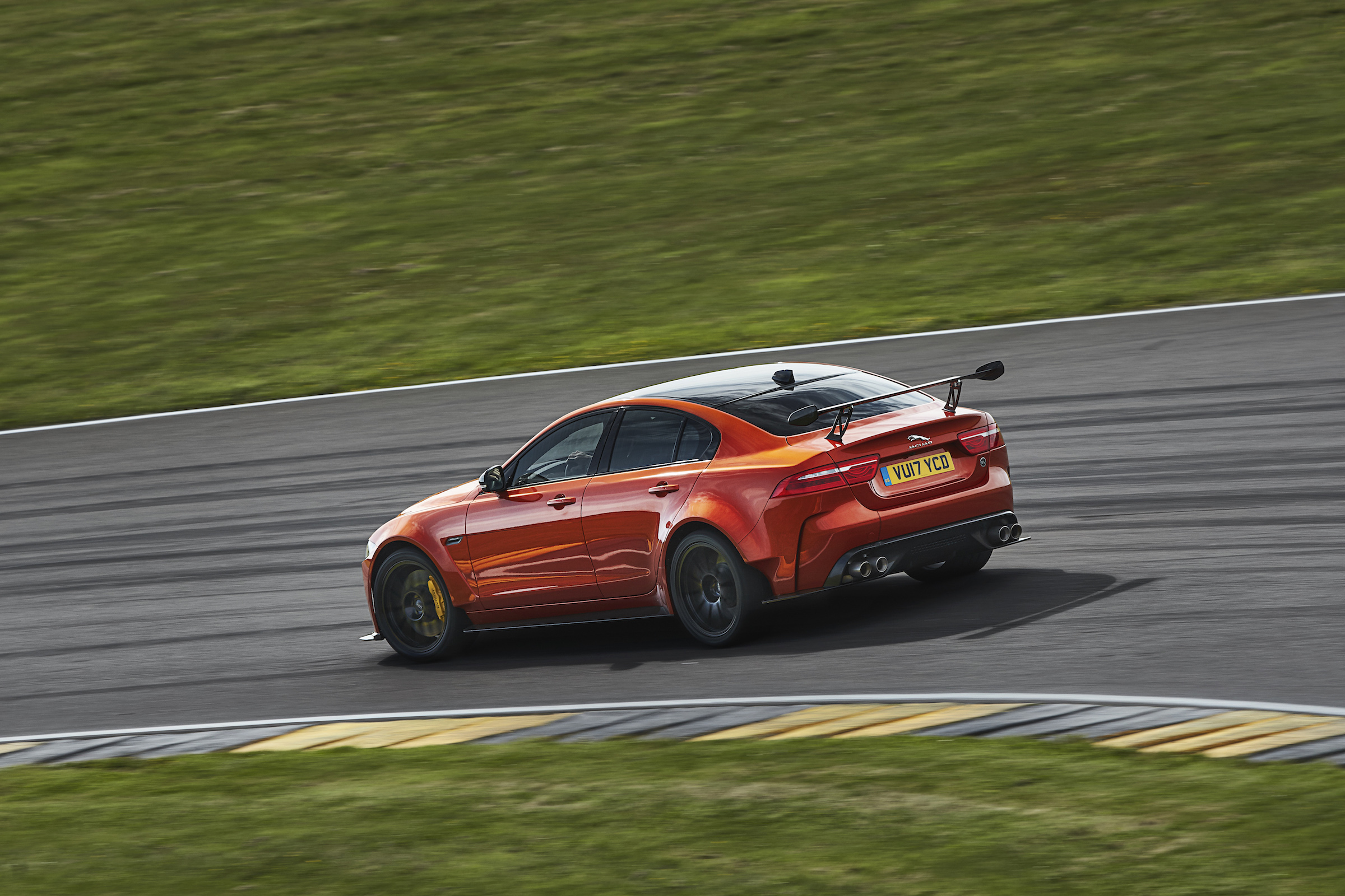 Race-track thinking abounds on this wildest of Jaguars