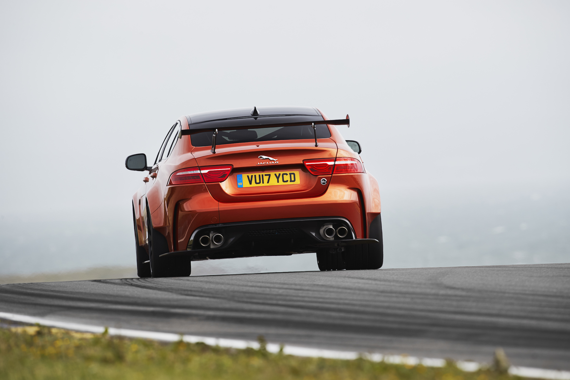 Grip is assured by wide tyres and an adjustable rear wing that provides extra downforce