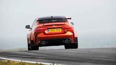Grip is assured by wide tyres and an adjustable rear wing that provides extra downforce