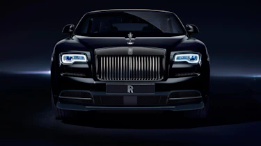 The grille surround, exhaust tips and even the 'Spirit of Ecstasy' bonnet ornament are finished in black chrome