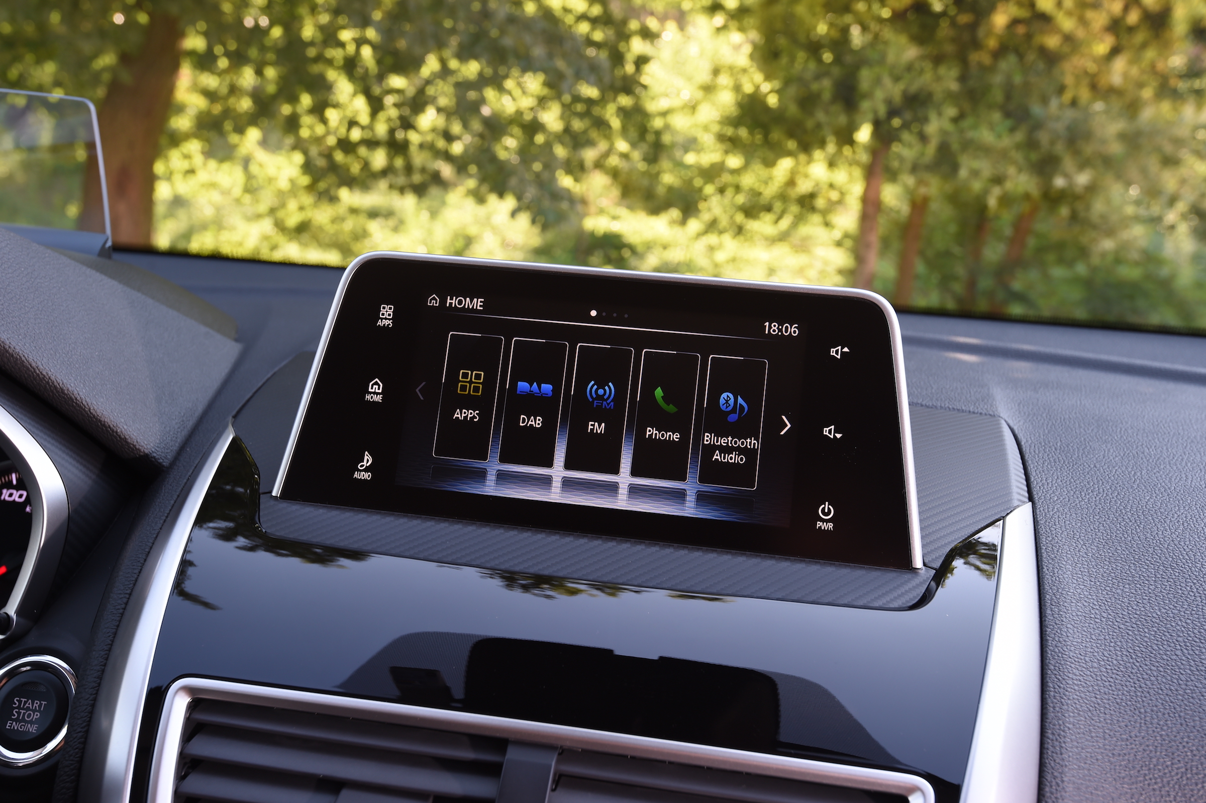 A seven-inch touchscreen is standard on the Eclipse Cross, though sat nav won't appear on all trim levels