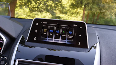 A seven-inch touchscreen is standard on the Eclipse Cross, though sat nav won't appear on all trim levels