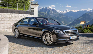 The facelifted S-Class has a more prominent grille, new engines and more autonomous technology