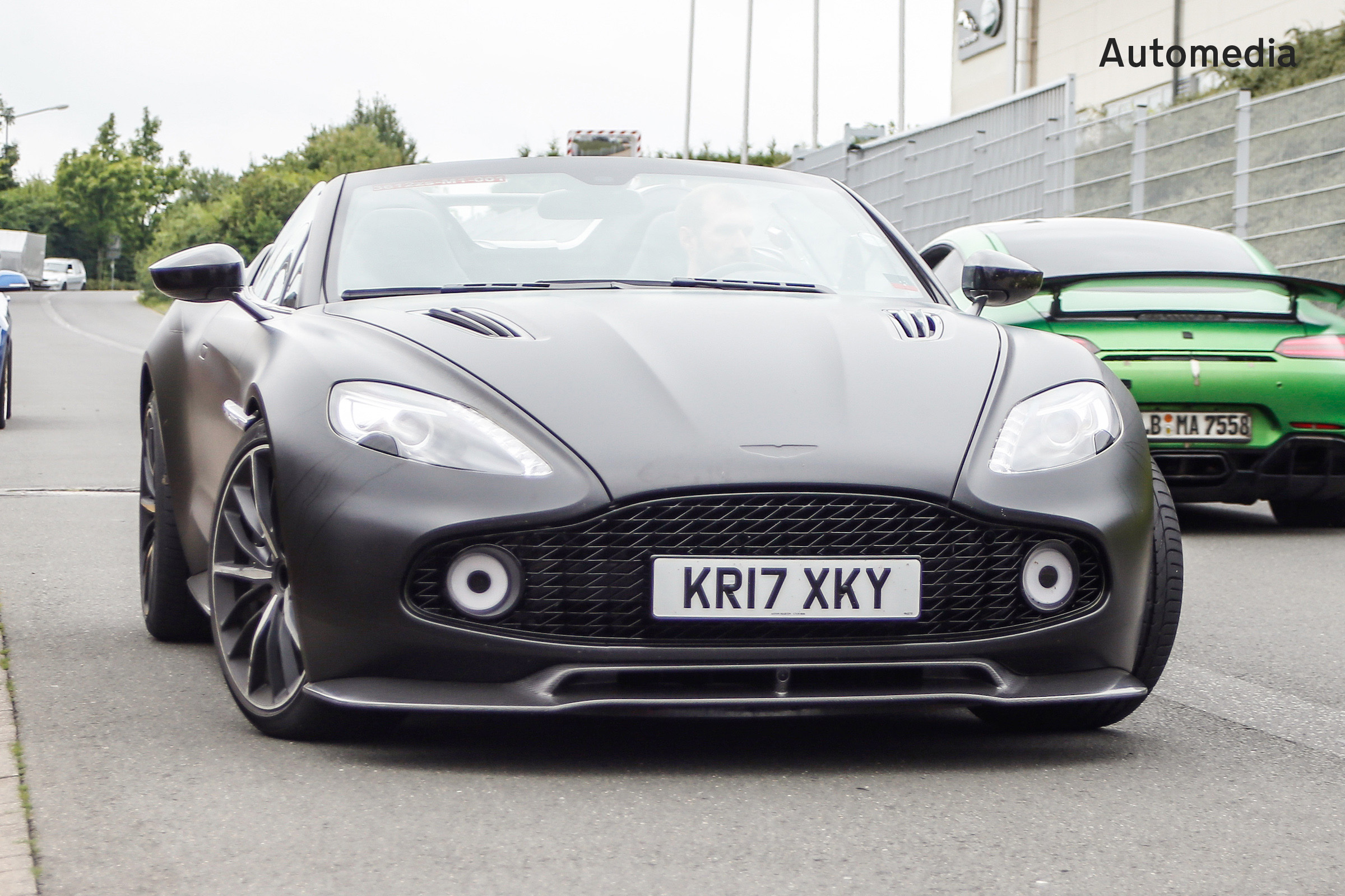 The Aston Martin Vanquish Zagato Speedster has been spotted during tests – Image credit: Automedia