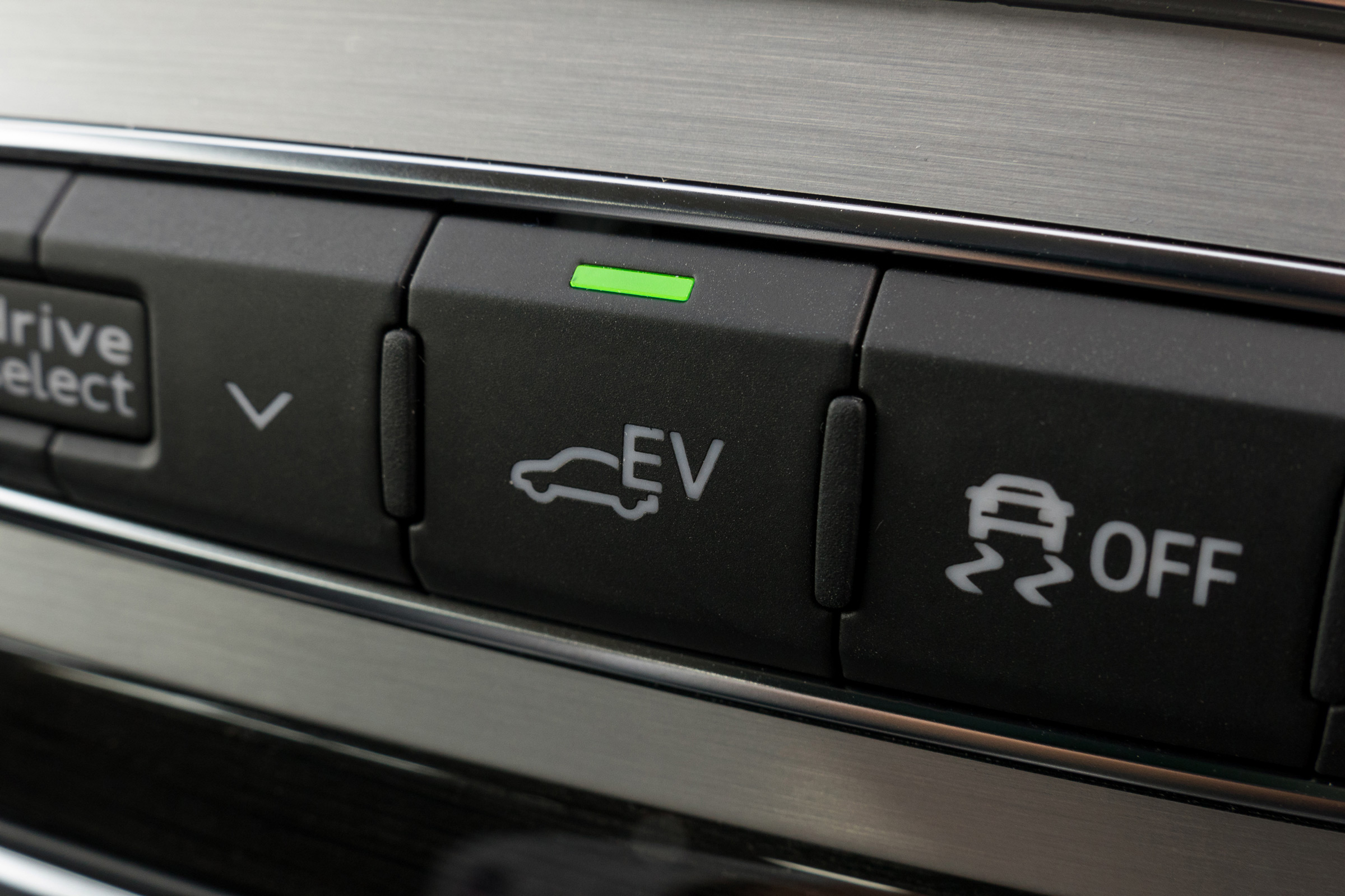 All-electric mode can be activated by a simple button press
