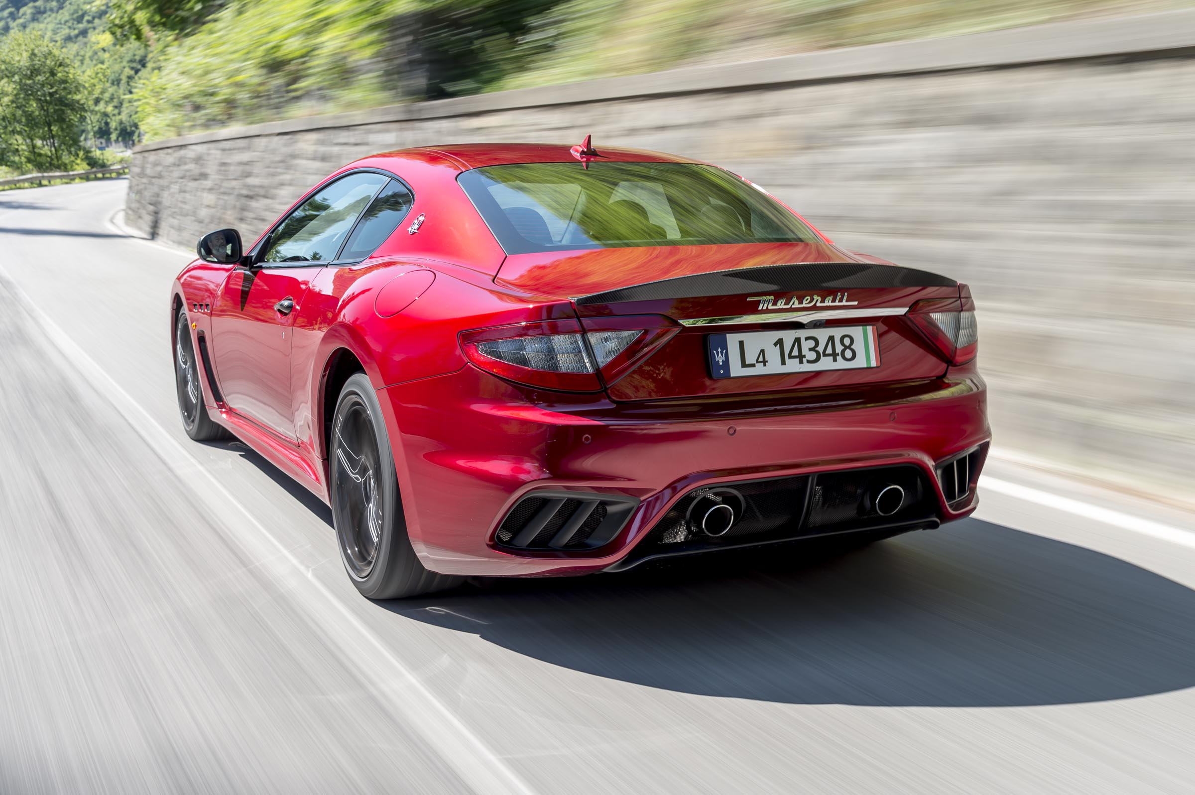 Maserati GranTurismo coupe rear 3/4 tracking