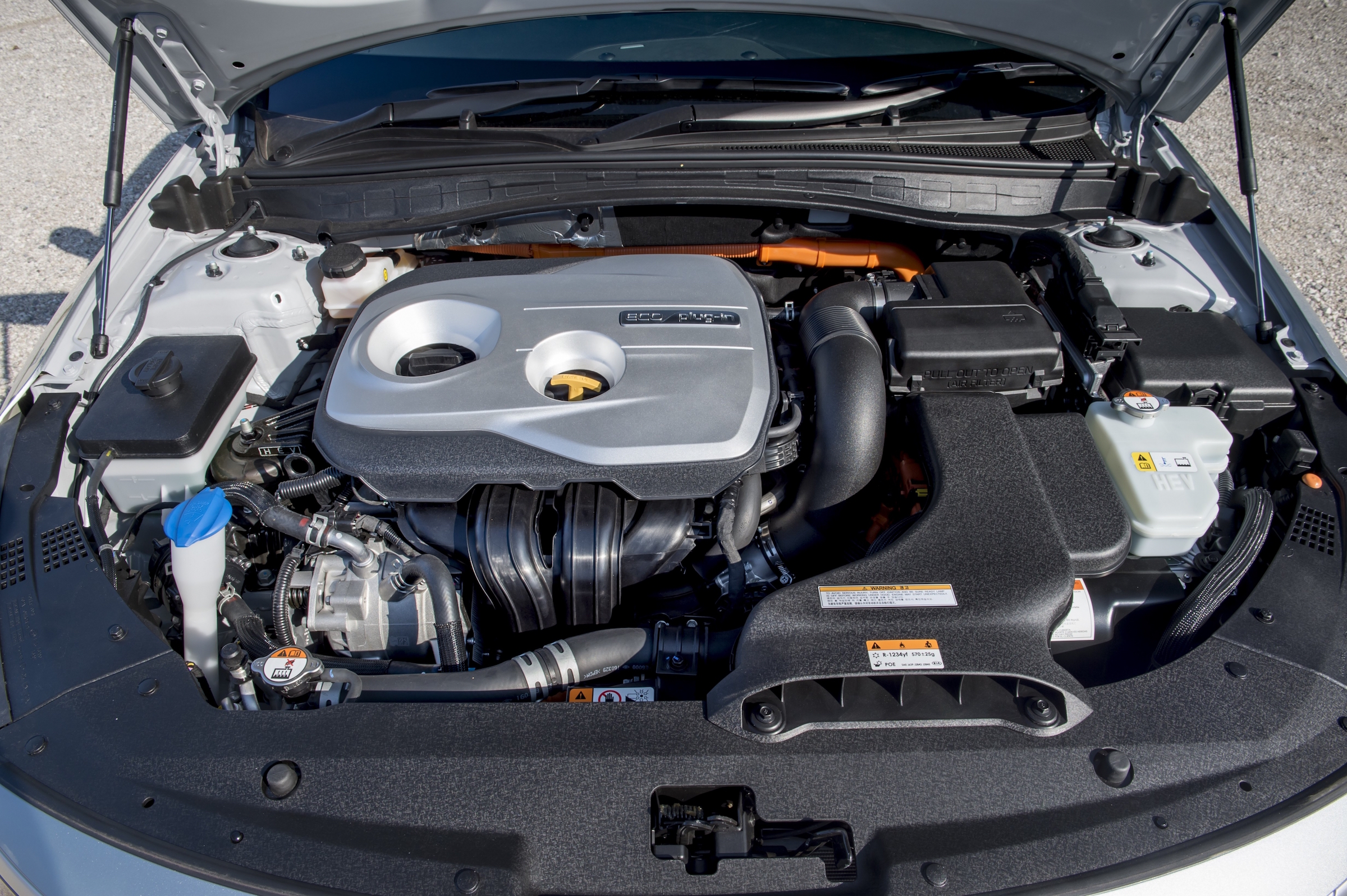 A 2.0-litre petrol engine is combined with an electric motor to produce 202bhp