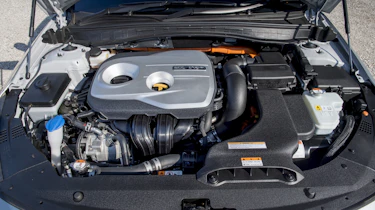 A 2.0-litre petrol engine is combined with an electric motor to produce 202bhp