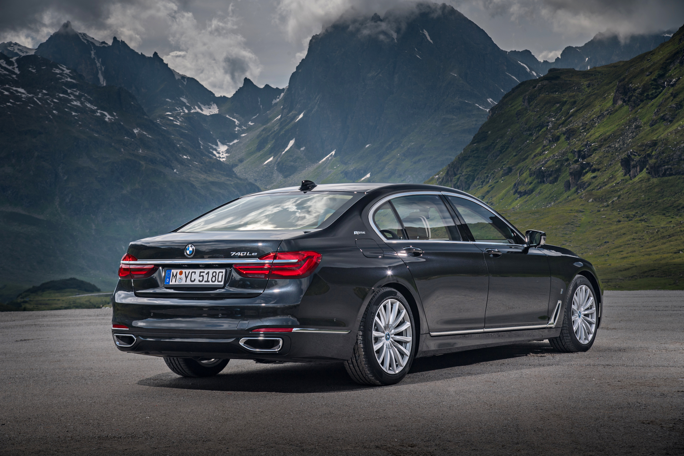 Despite its small engine, the 740e is still impressively quick.